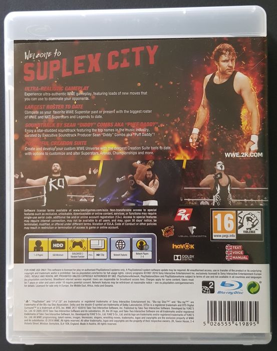 Jogo WWE 2K17 [PS3]