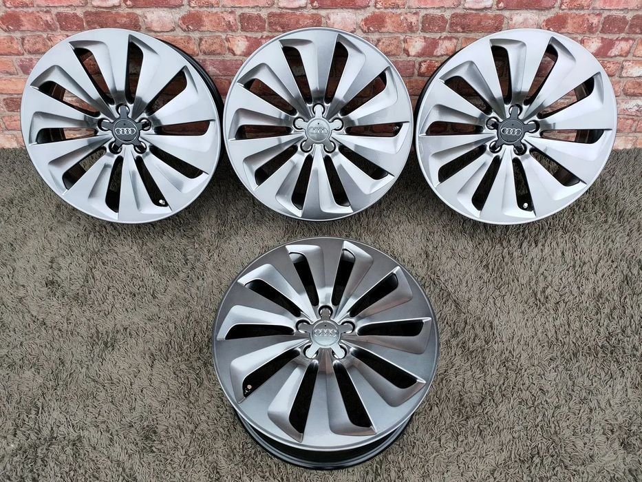Oryginalne felgi 19 Audi 5x112 Q5 Hybrid hybryda alufelgi A4 A6 A8 A5 A7 Q3 Volkswagen Passat CC Touran Tiguan Skoda Superb Kamiq Karoq Seat Tarraco Mercedes 8j ET39 66.6mm SUV 4x4 OE OEM 8R0601025AB