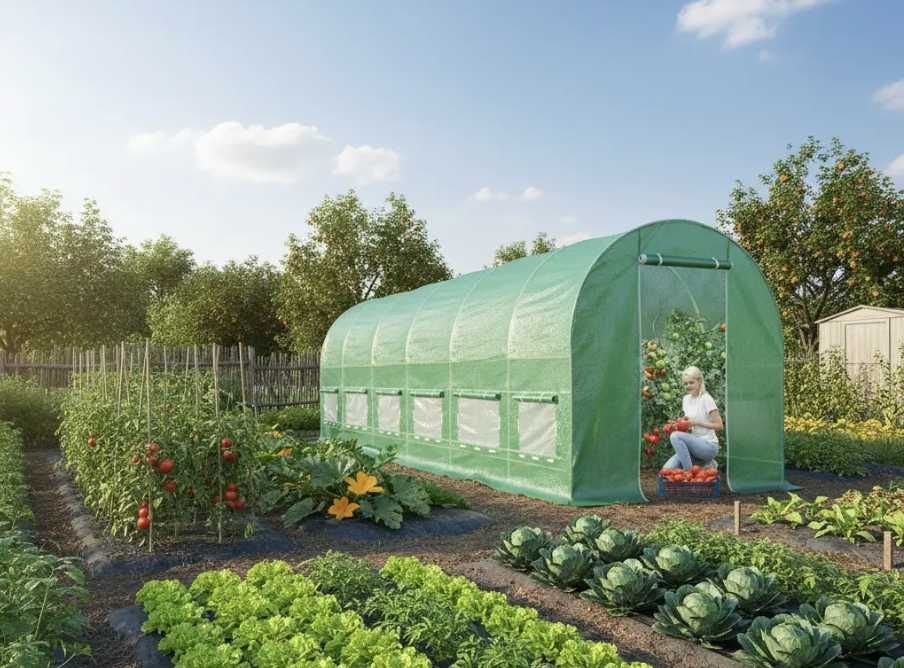 Розпродаж Теплиця 6х3м 8х3м парник каркас теплица пленка плівка Акція