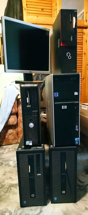 Komputery dell, hp i3, i5 xeon, 8gb win 10 internet, starsze gry itp