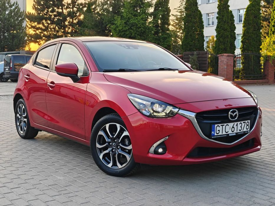 Mazda 2 DJ 1.5 SkyActiv-D 105KM wersja SkyPASSION asystent pasa, LED, HUD