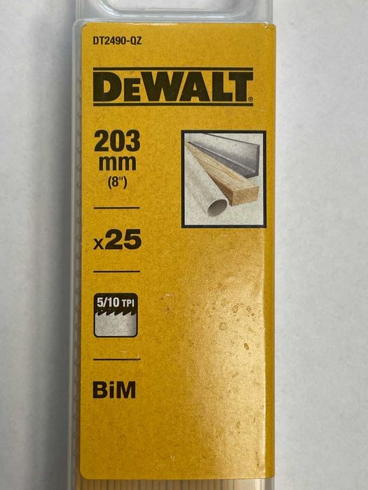 25 szt. Dewalt DT2490-QZ brzeszczoty 203mm do piły szablastej