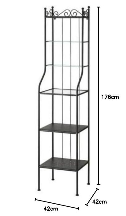 Металевий стелаж / етажерка IKEA RÖNNSKÄR (PEHШЕР) якісний стеллаж / полиця