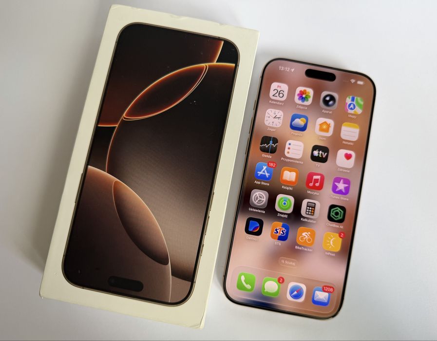 Apple IPhone 16 Pro max 6,7” konplet 100% bateria + gratisy!