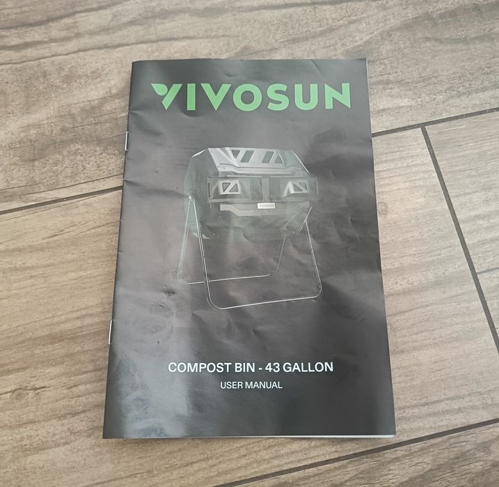 Kompostownik vivosun compost bin 43 gallon