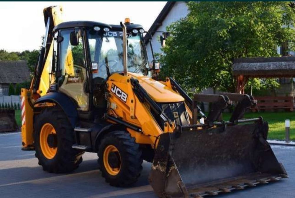 usługi koparko-ładowarka minikoparka bobcat wozidło młot zagęszczarka