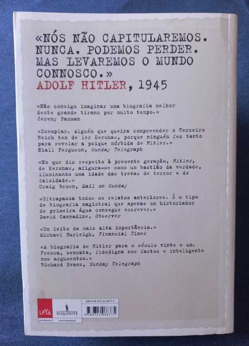 Hitler - Uma Biografia - Ian Kershaw