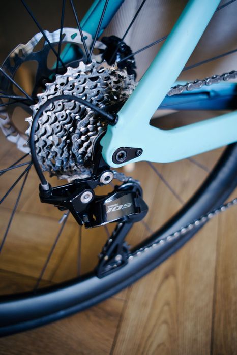 Bianchi Oltre rozm. 55 105 Carbon, hydraulika, koła karbonowe Vinci