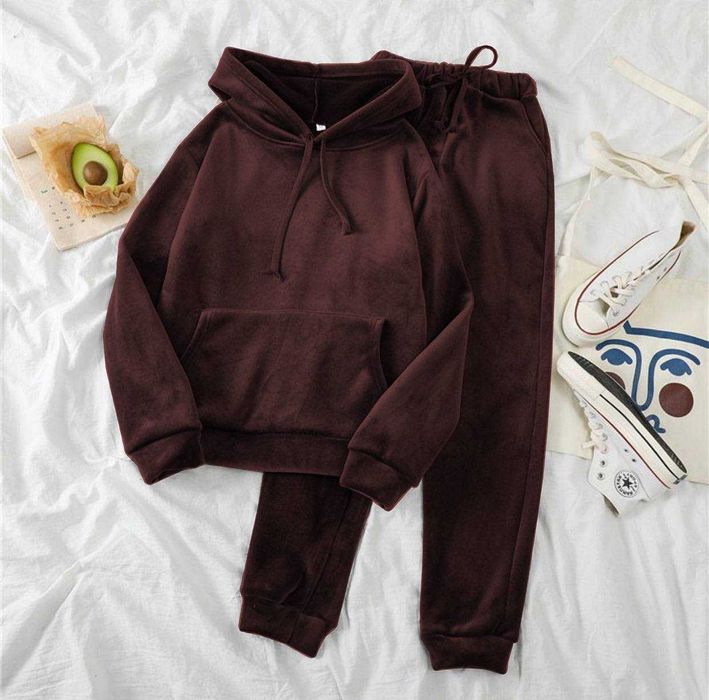 В наличии! Базовий велюровий костюм норма и батал 9 цветов + Подарок*