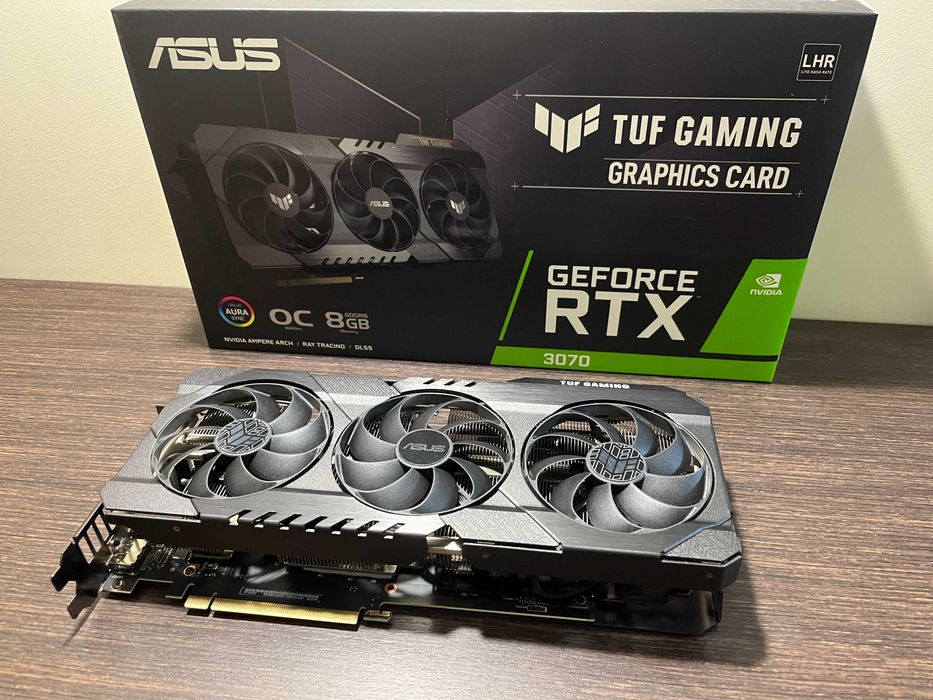 Відеокарта ASUS RTX 3070 8GB TUF Gaming OC
