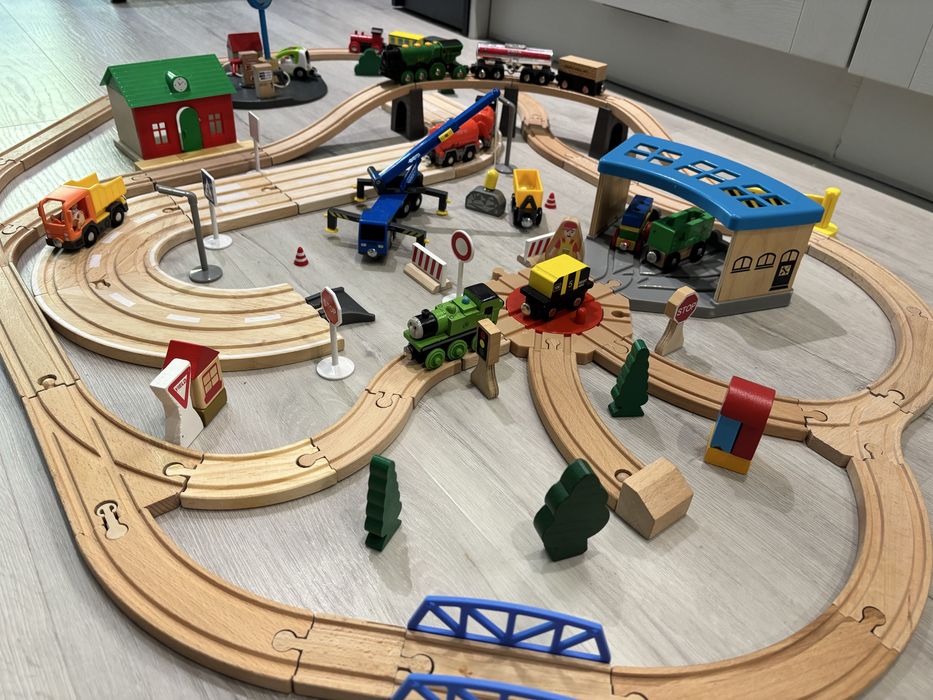 Kolejka drewniana mix