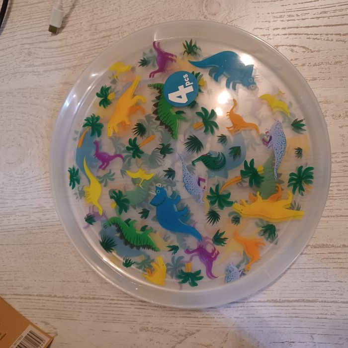 Zestaw 3kompletow talerzyków plastikowych (12szt)