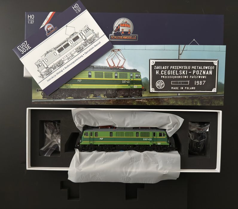 Schlesienmodelle EU07-433 bez dekodera H0 kolejarstwo