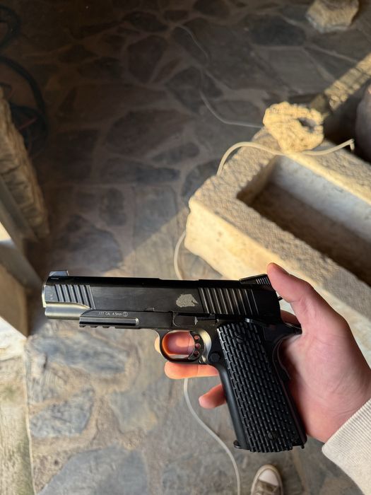 Pistola 1911 tatical airgun bbs