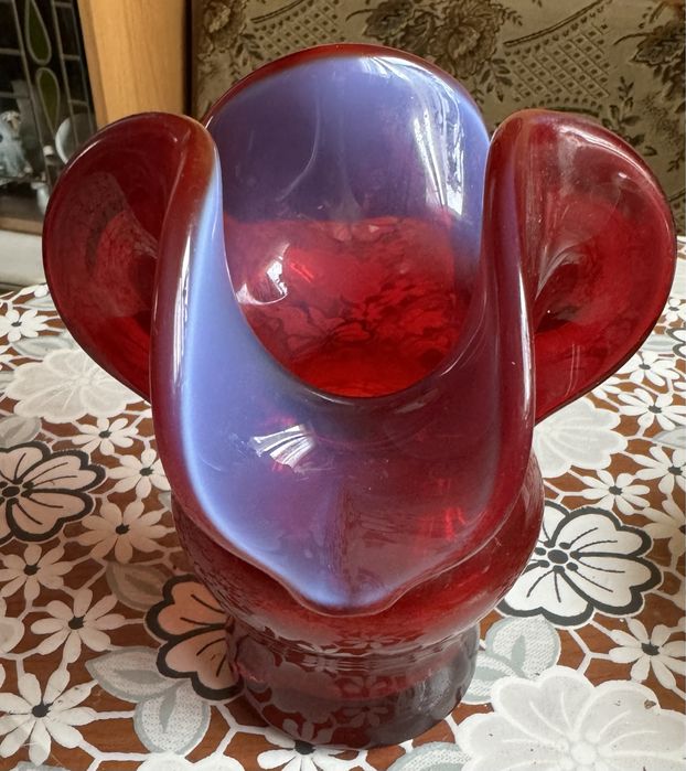 Wazon osiołek ANTYK grube szkło