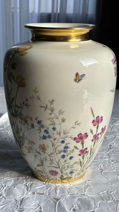 Krautheim Łączka wazon Wiesengrund 25 cm duży