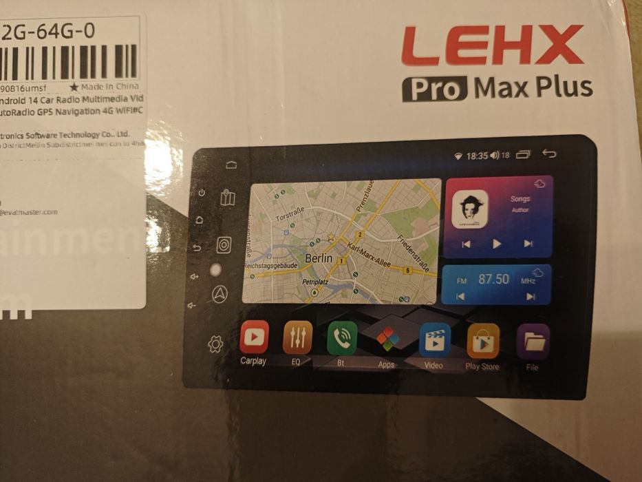 LEHX central multimedia automativo 2 din android 14