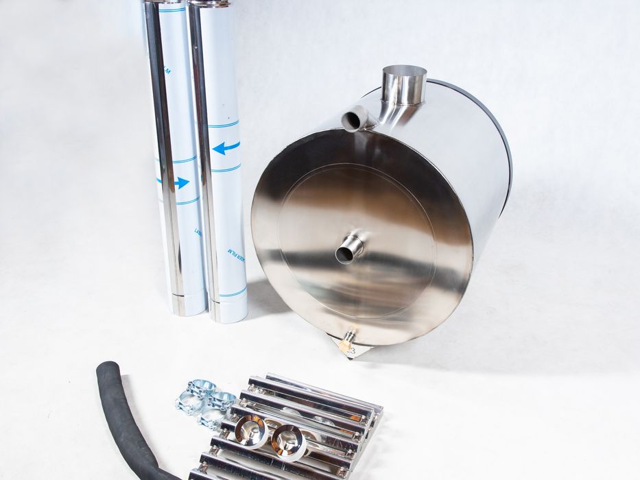 Piec cylindryczny DUŻY do balii ogrodowej/piec do basenu/jacuzi/bania