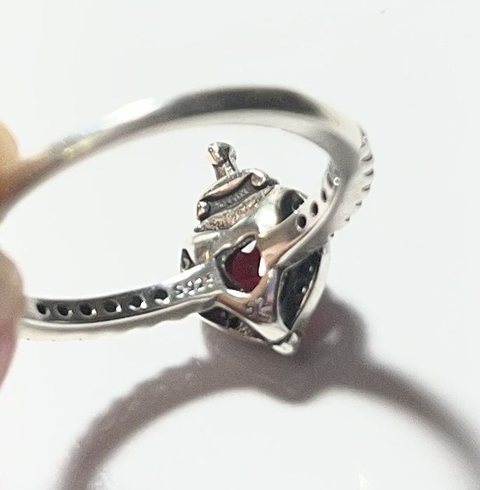 Кольцо пандора pandora disney сердце + упаковка