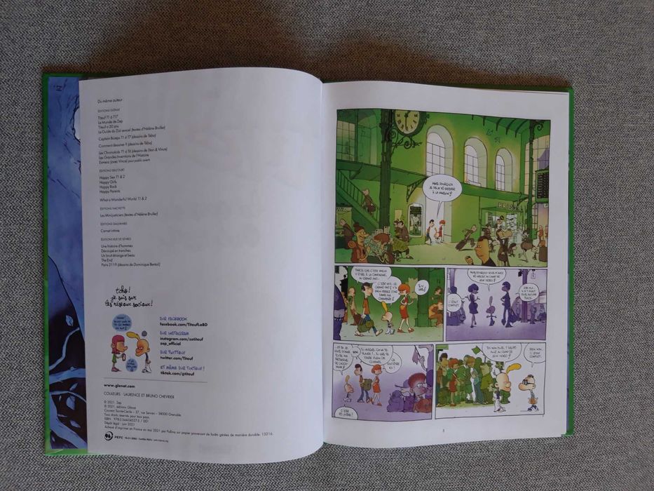 BD Titeuf "La grande aventure" de ZEP