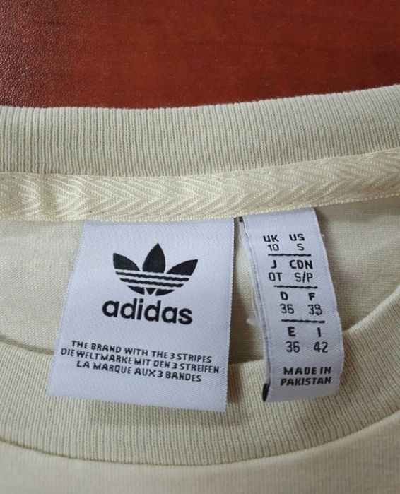 Adidas S/M bawełniana koszulka  damska vintage