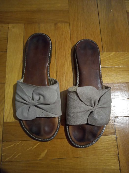 Buty klapki skóra zamszowa Tamaris rozmiar 38