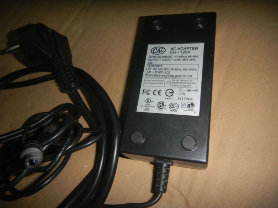 блок питания Chi-AC-ADAPTER- для LCD-Monitor CH-1204 12в 4а