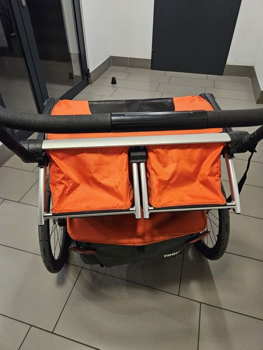 Thule Chariot cross 2 - dla 2ki dzieci (zest. biegowy i rowerowy w kpl