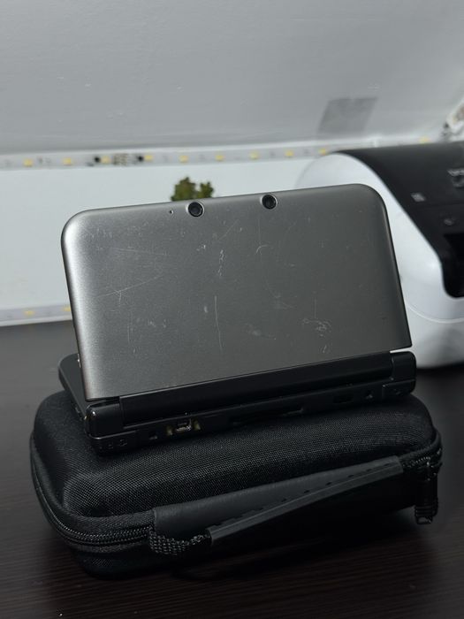 Nintendo 3DS XL Silver/Black | Sprawny | Zestaw z Etui