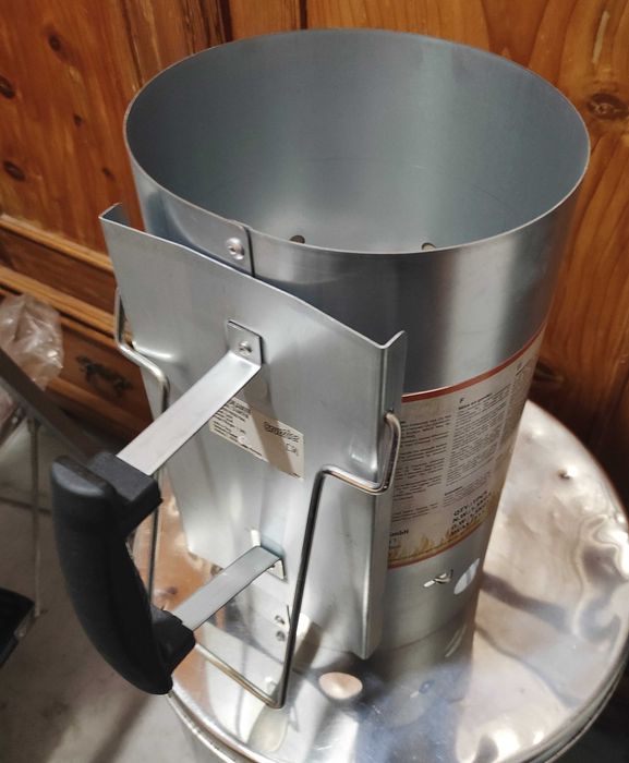 Bruzzzler Komin do Rozpalania Grilla Pieca Wegla Ogniska Brykietu duzy