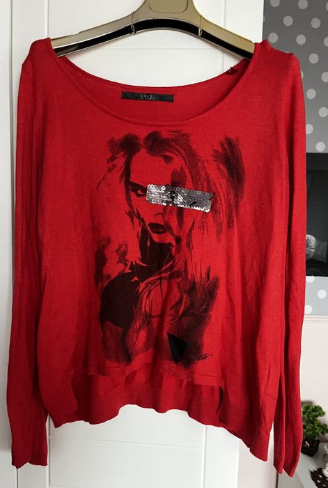 Sweter _Guess_XS/S_czerwony