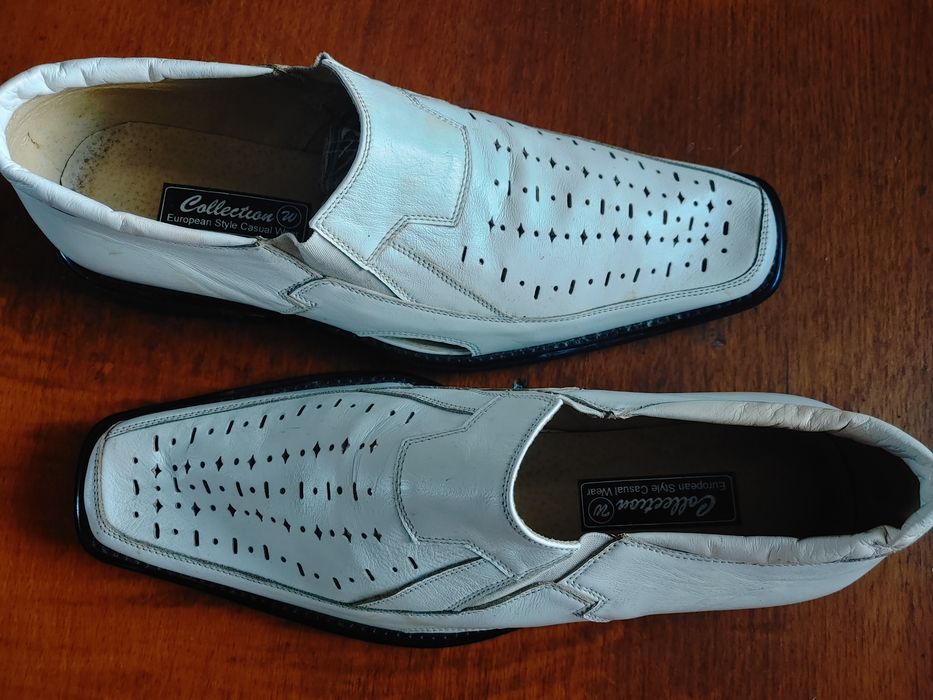 Туфлі літні шкіряні