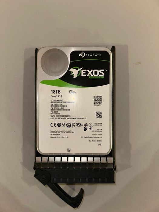 Серверні диски 18TB SAS 12Gb/s