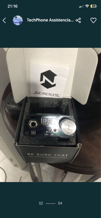 Fonte tatuagem Nemesis como nova