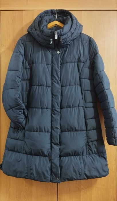 Оригинальный пуховик Geox Respira куртка удлиненная теплая 52 размер