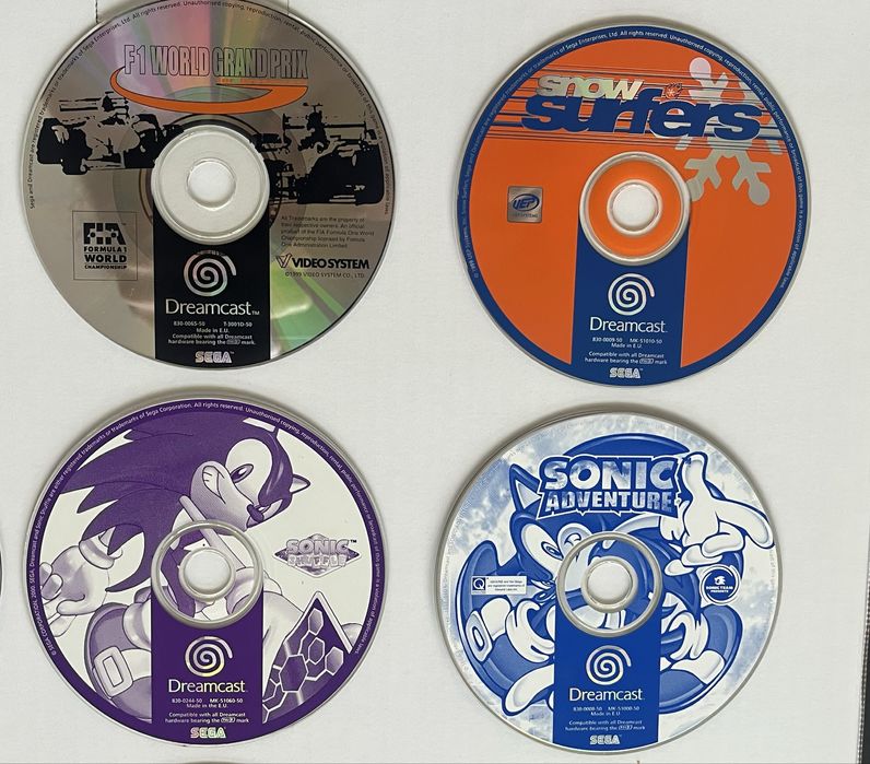 Jogos SEGA Dreamcast | Disco | Raros | Sonic Rayman V rally