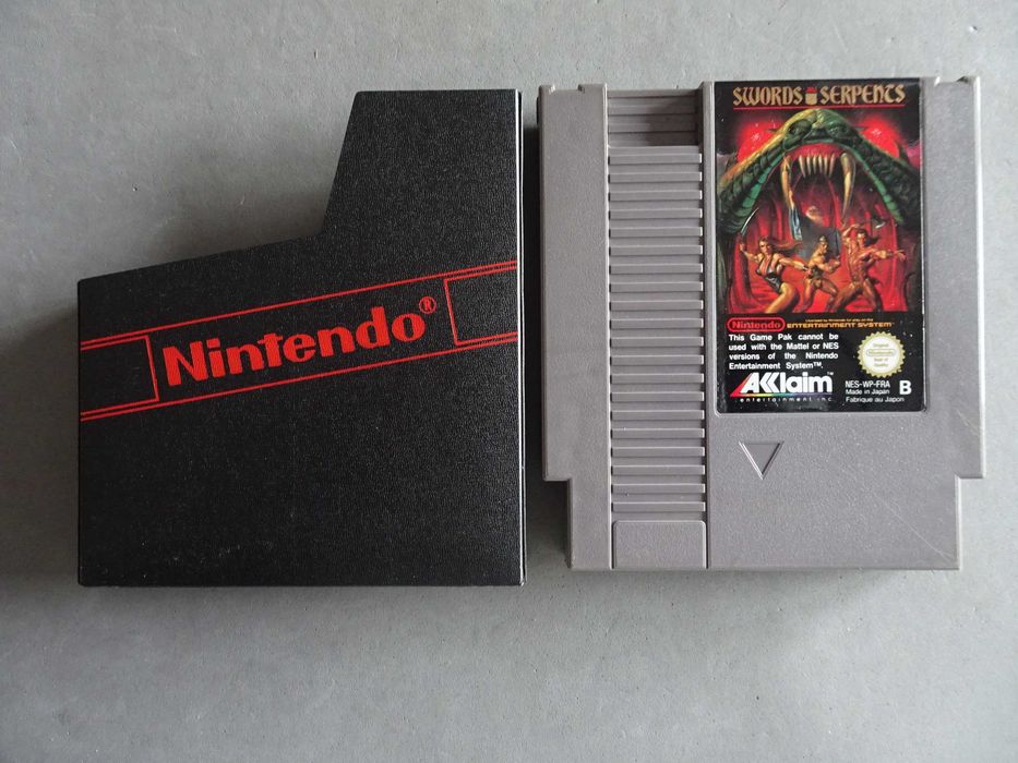 Jogo NES Swords and Serpents