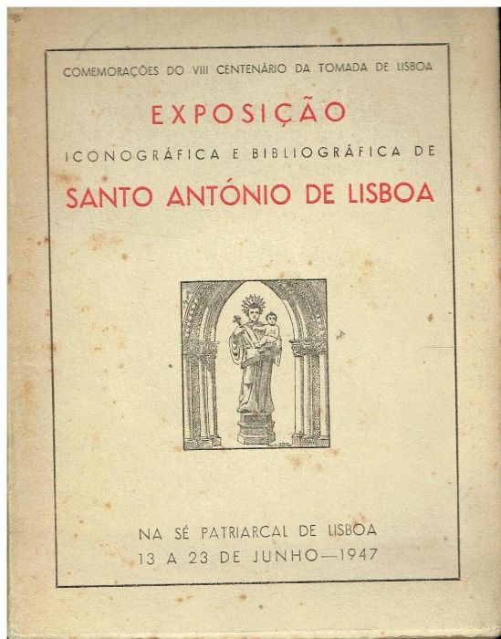 11373 Exposição iconográfica e bibliográfica de Santo António de Lisb