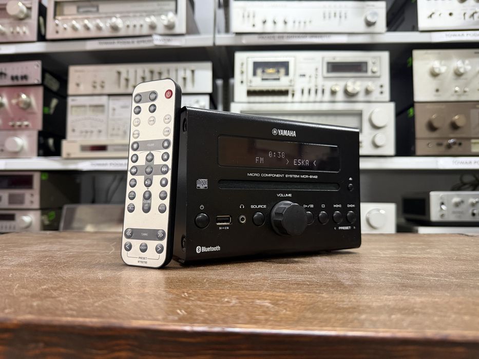 ‼️ Wieża Yamaha MCR-B142 z Bluetooth, AUX, CD Radio, pilot, Audio Room