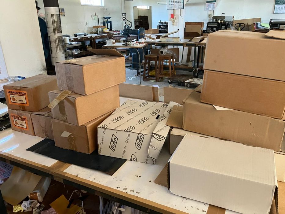 Envelopes de vários tamanhos