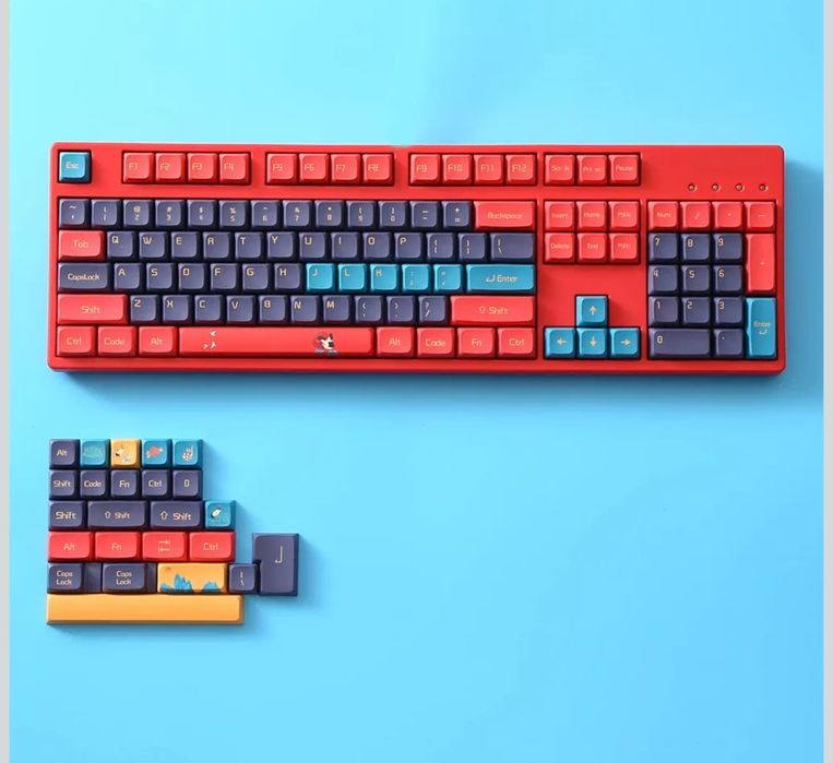 Nasadki klawiszy 104+24 XDA zestaw nasadek klawiszy PBT
Cena 58zł

Nas