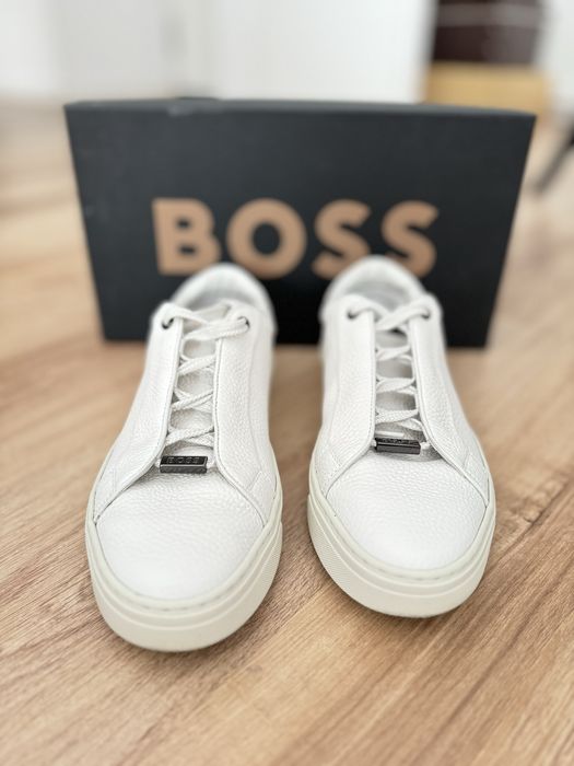Sapatilhas Hugo Boss em pele