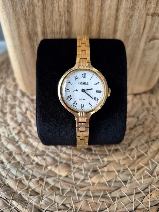 Śliczny zegarek damski mechaniczny Cornavin
