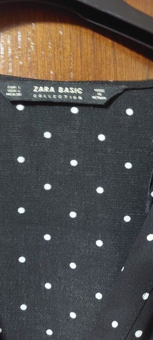 Blusa preta zara L
