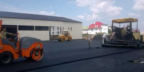 Асфальтирование дорог, площадок, парковок, ангаров. Доступные цены.