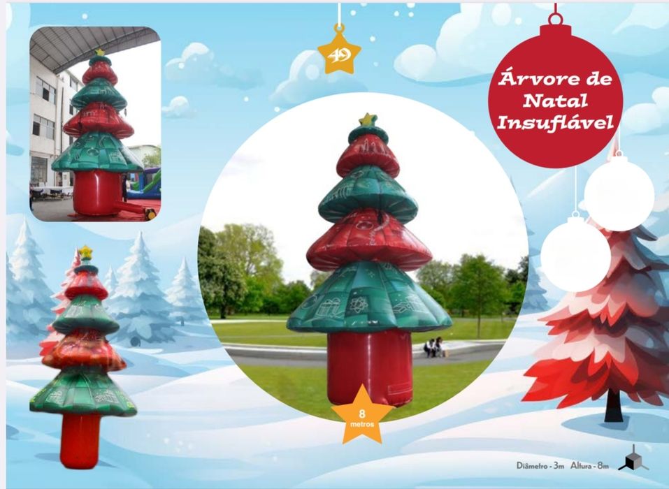 Árvores de Natal Gigantes - Decorações