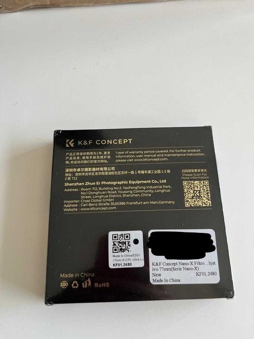 Ultra/Low Reflection Polarizing Lens Filter 77mm - K&F Concept64171259673347121