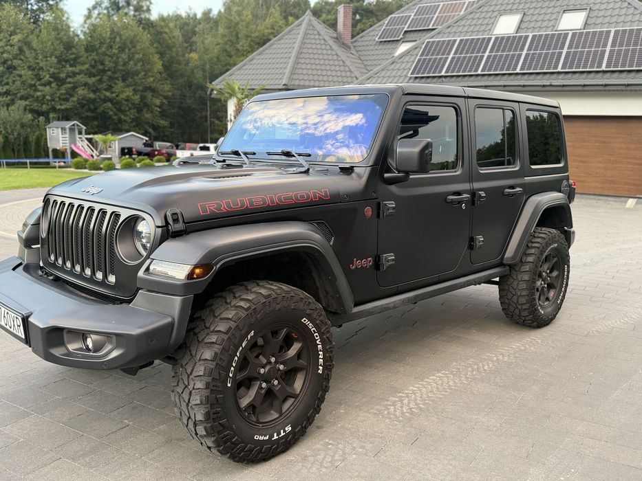 Jeep Wrangler Rubicon JL czarny mat 2.0 272km full led car play lift 2” kola 33” wersja europejska