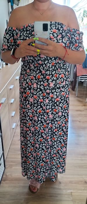 Sukienka długa, hiszpanka . L. Bonprix