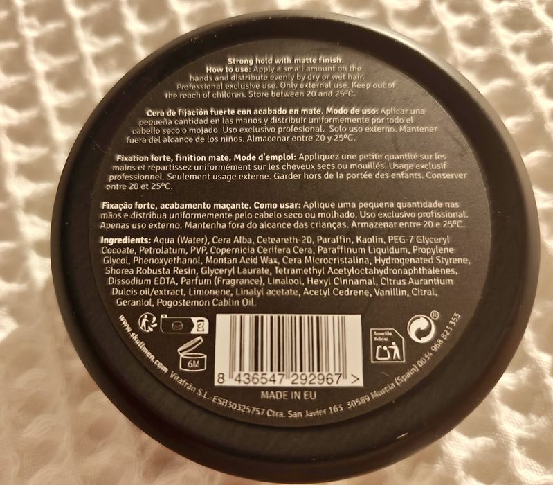 Cera/Pomada para cabelo